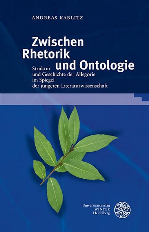 Zwischen Rhetorik und Ontologie