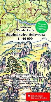 Wanderkarte Sächsische Schweiz