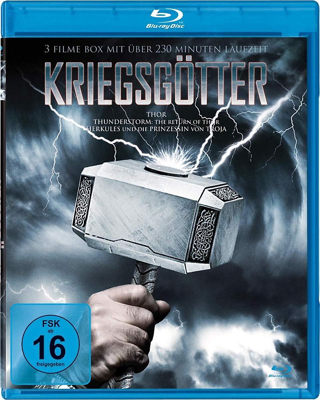 Kriegsgötter: Thor - Thunderstorm the Return of Thor - Herkules und die Prinzessin von Troja [3 Filme Box] Blu-ray Disc