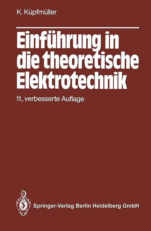 Einführung in die theoretische Elektrotechnik