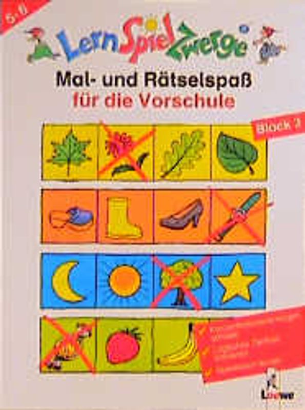 Pfiffiger Mal- und Rätselspaß für die Vorschule (5-6)