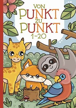 Von Punkt zu Punkt: Lerne die Zahlen von 1 bis 20 spielerisch mit liebevoll gestalteten Tier-Motiven kennen.