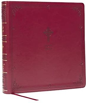 NABRE XL, Catholic Edition, Leathersoft, Burgundy, Comfort Print: Holy Bible