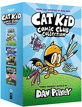 Cat Kid Comic Club: The Trio Collection: From the Creator of Dog Man (Cat Kid Comic Club #1-3 Boxed Set)
