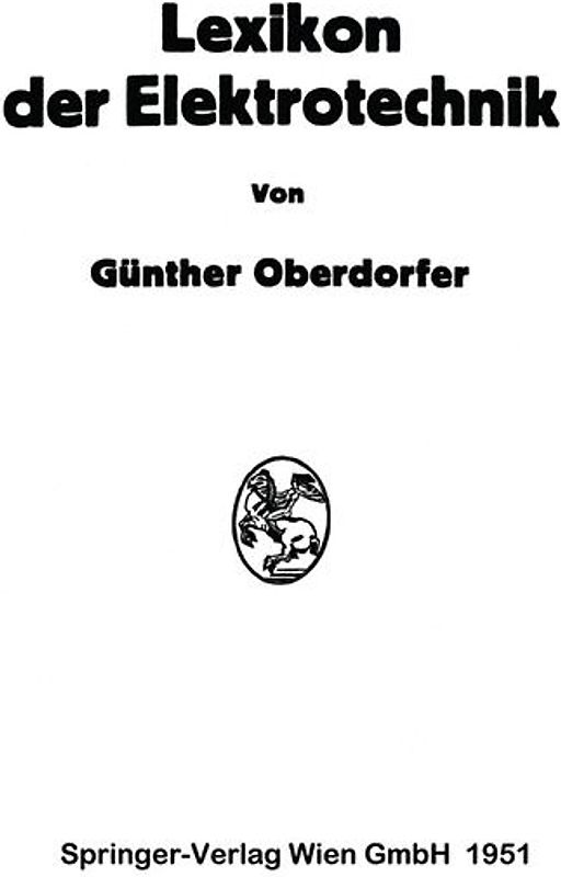 Lexikon der Elektrotechnik