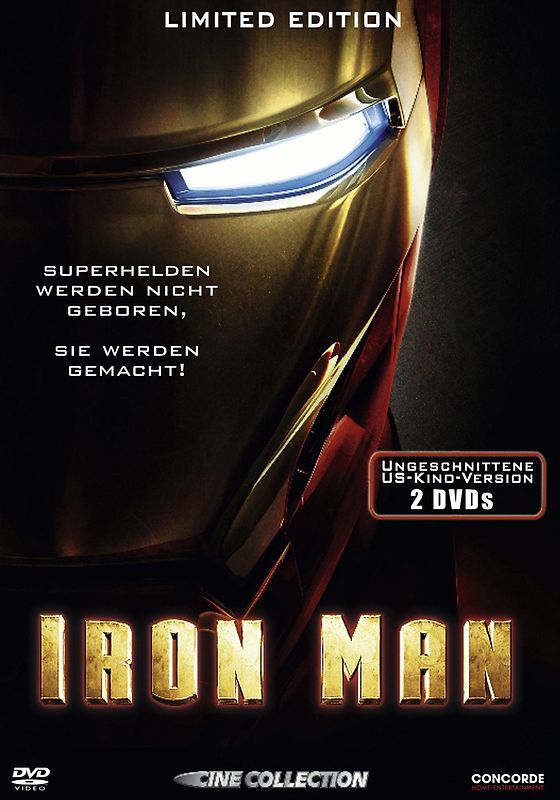 Iron Man [ uncut, Steelbook, 2 DVD's] DVD