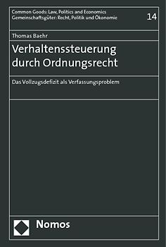 Verhaltenssteuerung durch Ordnungsrecht