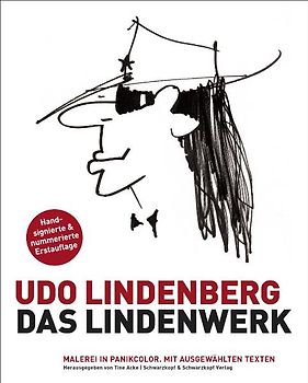 Udo Lindenberg: Das Lindenwerk - Malerei in Panikcolor. Handsigniert von Udo Lindenberg