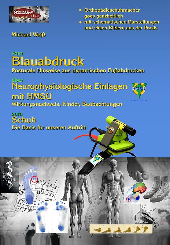 Blauabdruck, neurophysiologische Einlagen mit HMSU, Schuhe