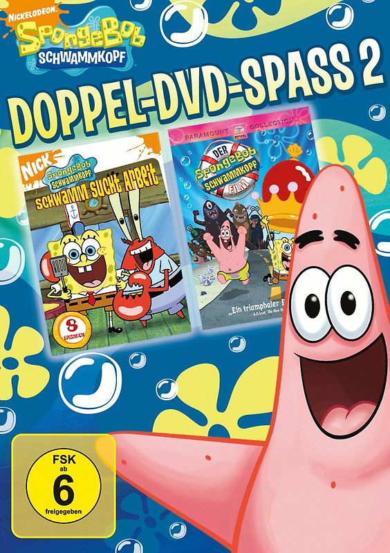 Spongebob Schwammkopf - Doppel-DVD-Spass DVD 2 - Schwamm sucht Arbeit und Der Spongebob Schwammkopf Film - 2 DVD-Box DVD