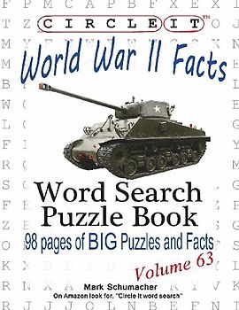 Circle It, World War II Facts, Word Search, Puzzle Book