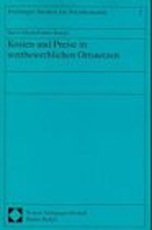 Kosten und Preise in wettbewerblichen Ortsnetzen