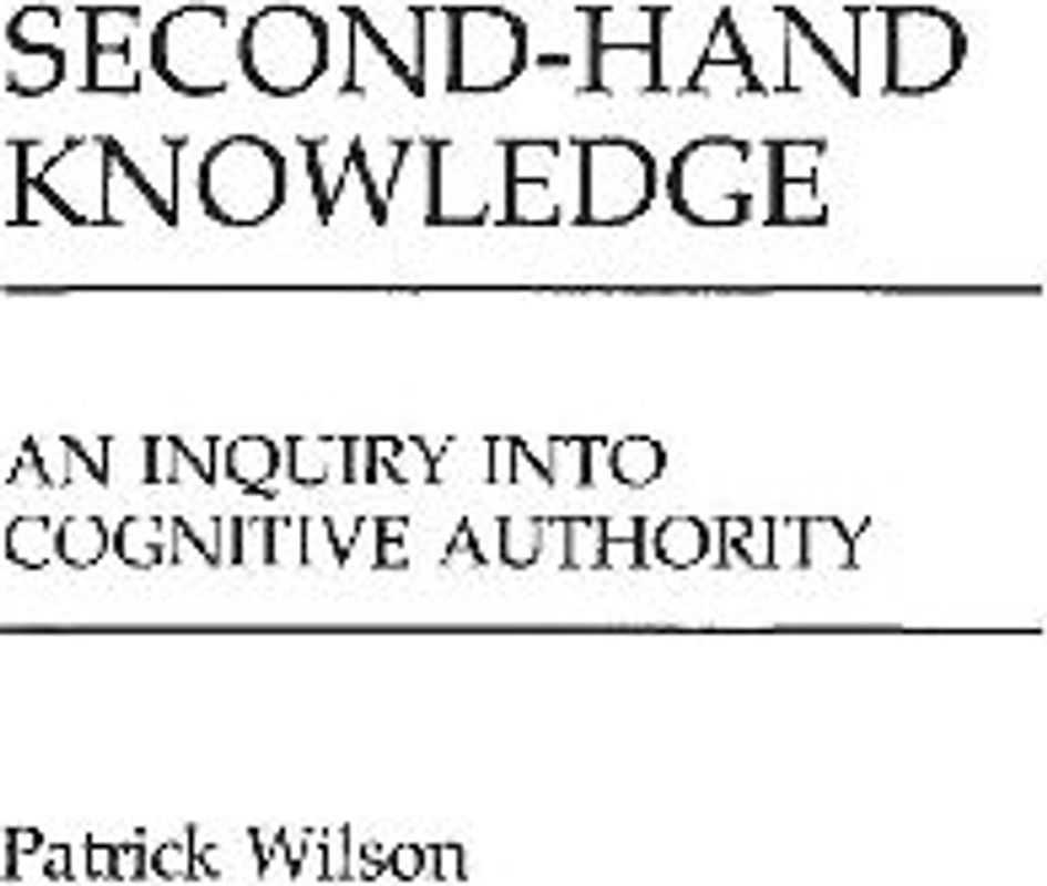 Second-Hand Knowledge