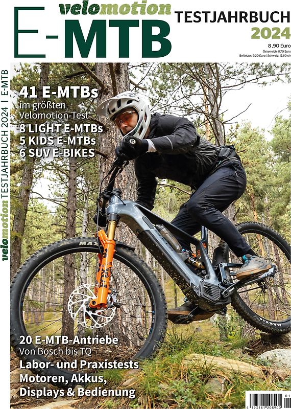 E-MTB Velomotion Testjahrbuch 2024