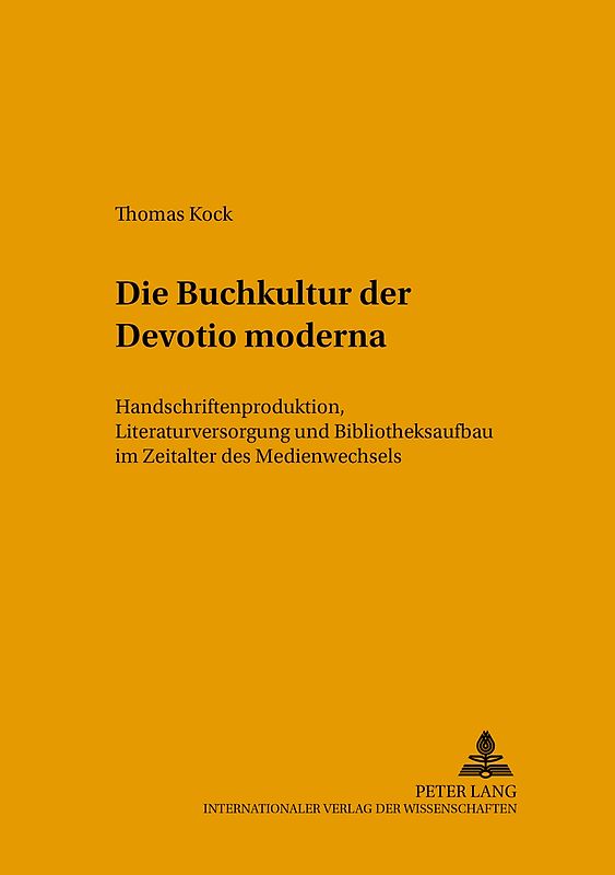 Die Buchkultur der Devotio moderna