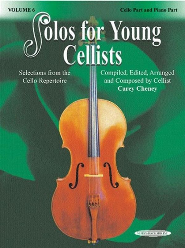 Solos for Young Cellists - Cello Part and Piano Accompaniment, Volume 6