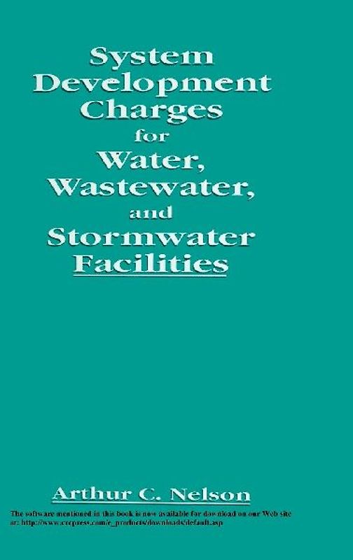 System Development Charges for Water, Wastewater, and Stormwater Facilities