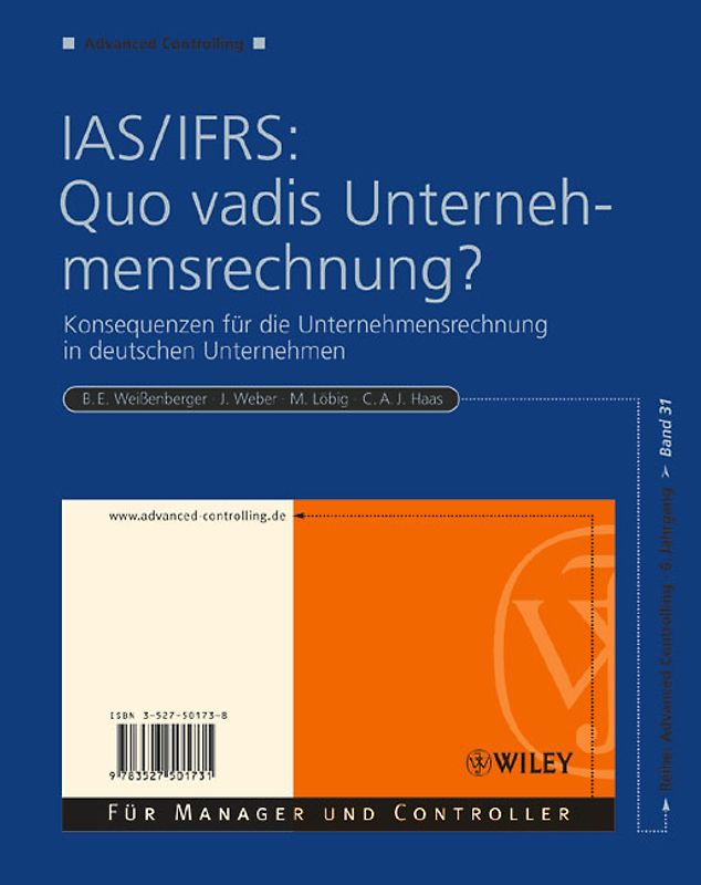 IAS/IFRS - Quo vadis Unternehmensrechnung?