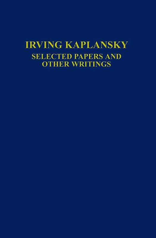 Selected Papers and Other Writings