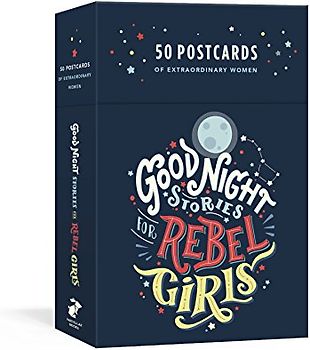 Good Night Stories for Rebel Girls: 50 Postcards