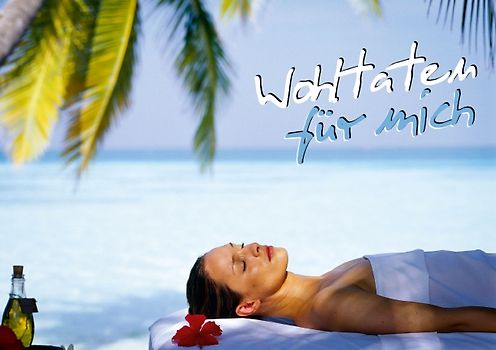 Wohltaten für mich (Tischaufsteller DIN A5 quer)