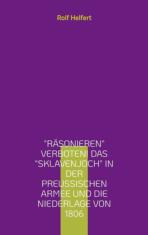 "Räsonieren" verboten!