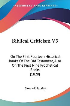 Biblical Criticism V3