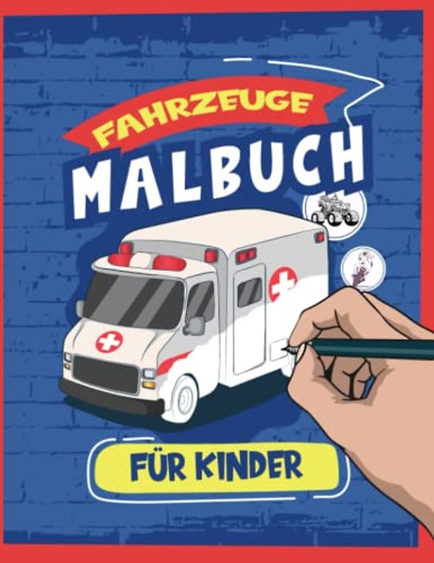 Fahrzeuge Malbuch Für Kinder: Motorräder, Autos, Flugzeuge, Fahrräder und mehr | Zeichnen und Malen lernen ab 3 Jahren - Ausmalbuch | Feinmotorik ... Fahrzeug Arten tolle Motive zum Ausmalen