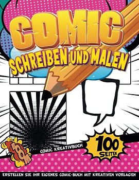 Comic Kreatives Cartoon Heft: 100 Comic-Seiten Mit Professioneller Formatierung Und Softcover-Endbearbeitung | Mädchen 11 Jahre Geschenkideen