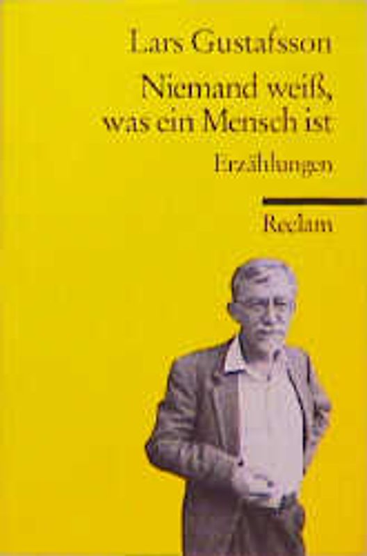 Niemand weiss, was ein Mensch ist