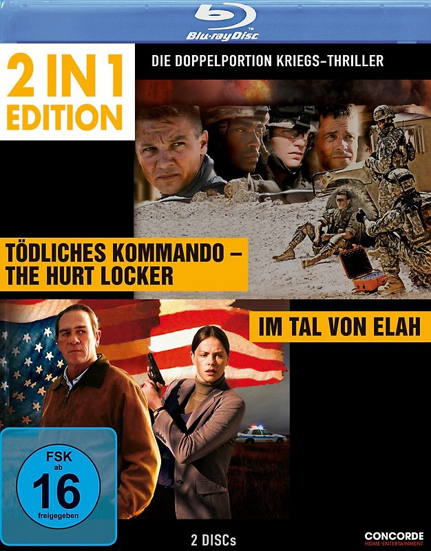 Tödliches Kommando - The Hurt Locker/Im Tal von Elah - 2 in 1 Edition [Blu-ray] Blu-ray Disc