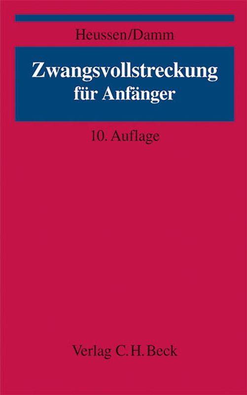 Zwangsvollstreckung für Anfänger
