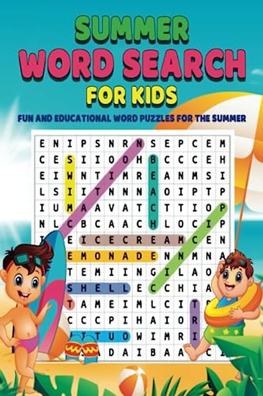 Summer Word Search for Kids: Fun and Educational Word Puzzles for the Summer