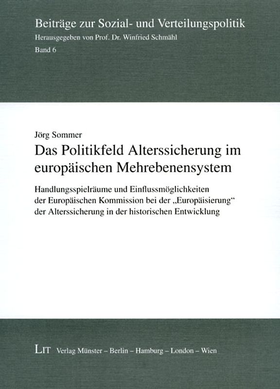 Das Politikfeld Alterssicherung im europäischen Mehrebenensystem