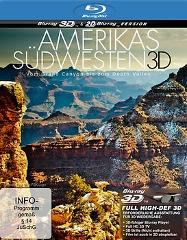 Amerikas Südwesten - Vom Grand Canyon bis zum Death Valley (Blu-ray 3D) 3D Blu-ray Disc