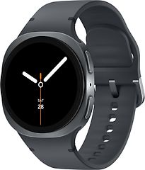 Image of Samsung Galaxy Watch8 40 mm aluminium kast graphite op Sport Band S/M graphite [Wi-Fi + 4G] (Refurbished)