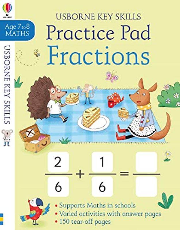 Fractions Practice Pad 7-8 (Key Skills): 1