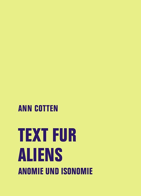 Text fur Aliens