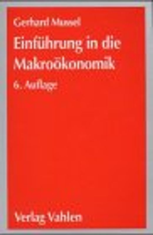 Einführung in die Makroökonomik