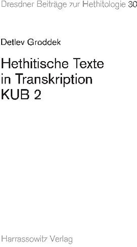 Hethitische Texte in Transkription KUB 2
