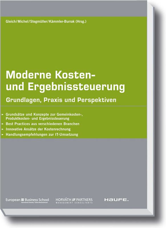 Moderne Kosten- und Ergebnissteuerung