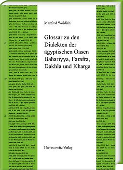 Ägyptische Dialekte / Glossar zu den Dialekten der ägyptischen Oasen Baħariyya, Farafra, Dakhla und Kharga