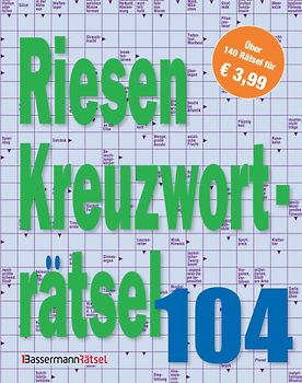 Riesen-Kreuzworträtsel 104 (5 Exemplare à 3,99 €)