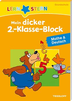 LERNSTERN Mein dicker 2.-Klasse-Block Mathe & Deutsch