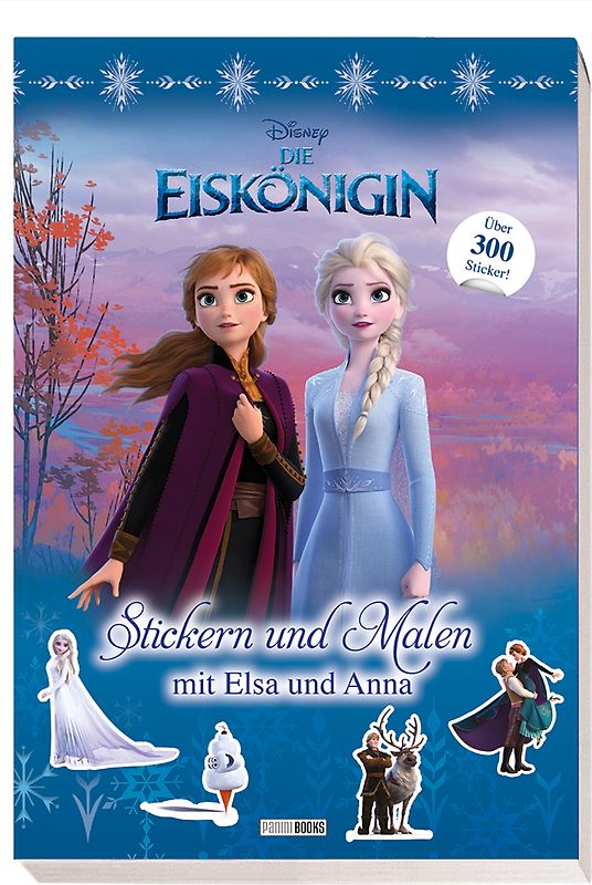 Disney Die Eiskönigin: Stickern und Malen mit Elsa und Anna