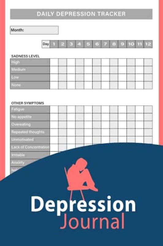 Depression Journal: Depression Journal for All Self Improvement Daily Depression Record Log Book