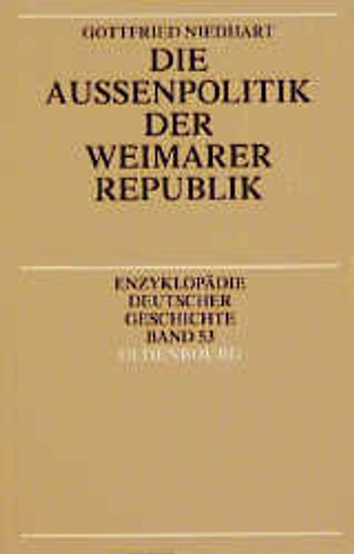 Die Außenpolitik der Weimarer Republik