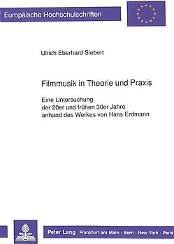 Filmmusik in Theorie und Praxis