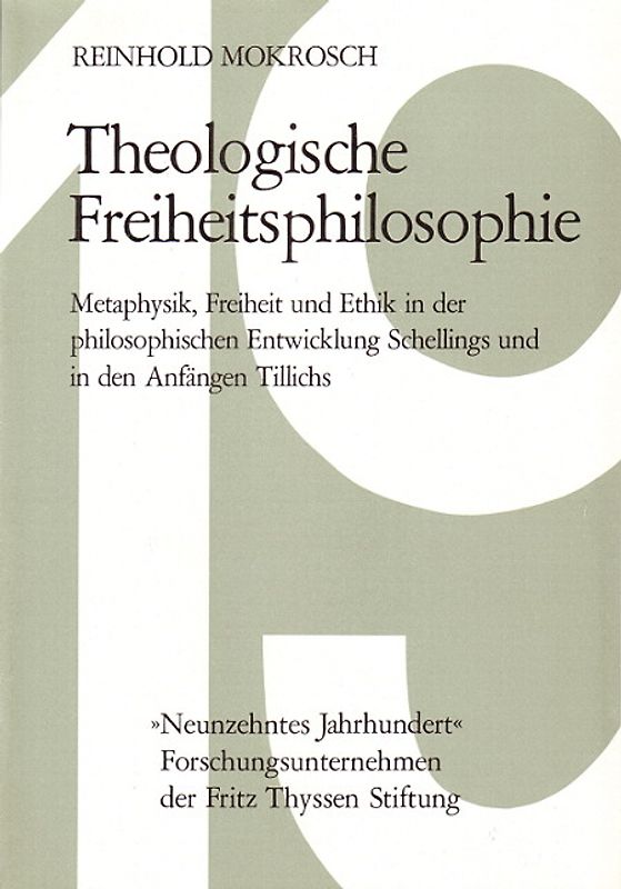 Theologische Freiheitsphilosophie / Theologische Freiheitsphilosophie