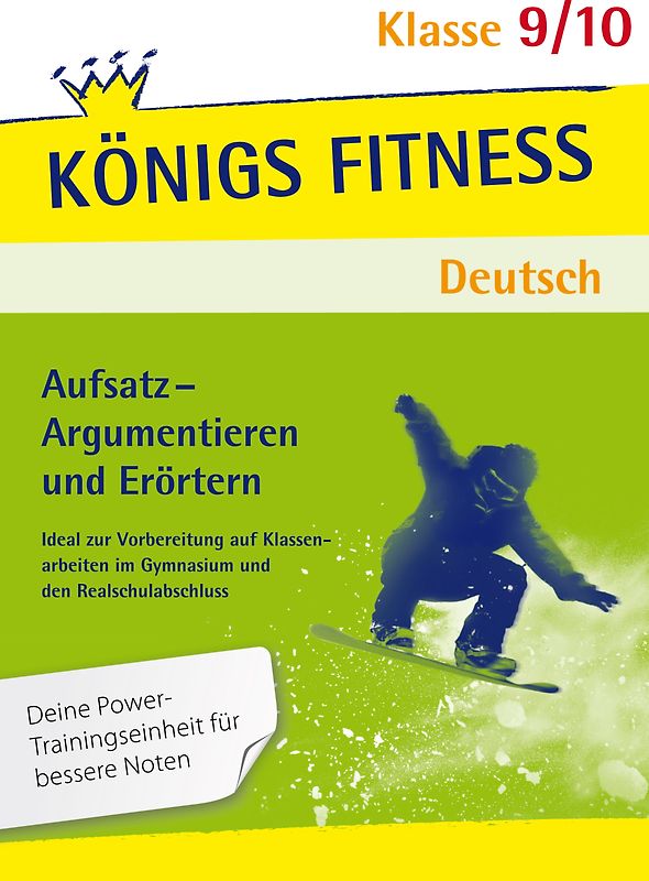 Aufsatz - Argumentieren und Erörtern. Deutsch Klasse 9/10.